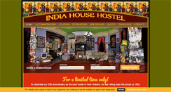 Desktop Screenshot of indiahousehostel.com